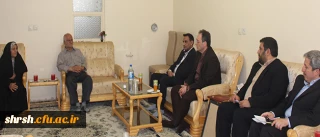 دیدار دکتر مهرمحمدی و دکتر قاسمی و هیات همراه با خانواده دانشجو معلم شهید علیرضا موسوی منزه