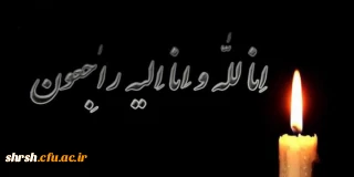 استاد گرامی جناب آقای خرمی 
پیام تسلیت