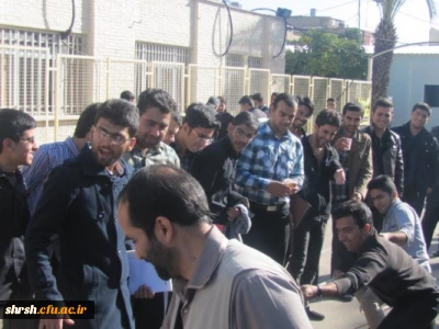 برگزاری مسابقات طناب کشی به مناسبت روز دانشجو در پردیس شهید رجایی