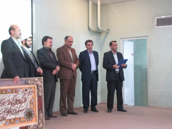 تودیع و معارفه رئیس سابق و رئیس جدید پردیس شهید رجایی فارس