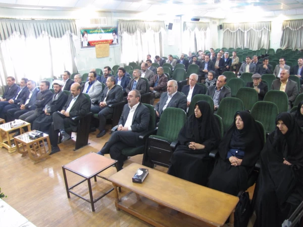 تودیع و معارفه رئیس سابق و رئیس جدید پردیس شهید رجایی فارس