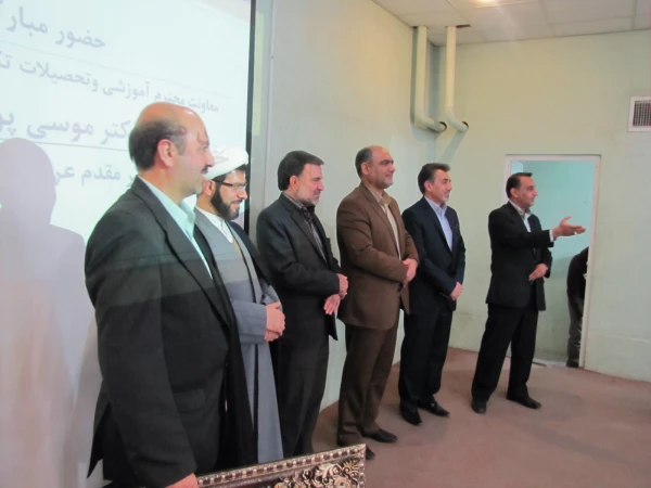 تودیع و معارفه رئیس سابق و رئیس جدید پردیس شهید رجایی فارس