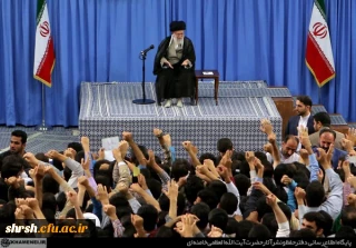 دیدار جمعی از دانشجویان با رهبر انقلاب