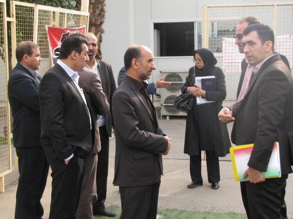 بازدید مسئولان برنامه بودجه سازمان مرکزی از پردیس شهید رجایی فارس 4
