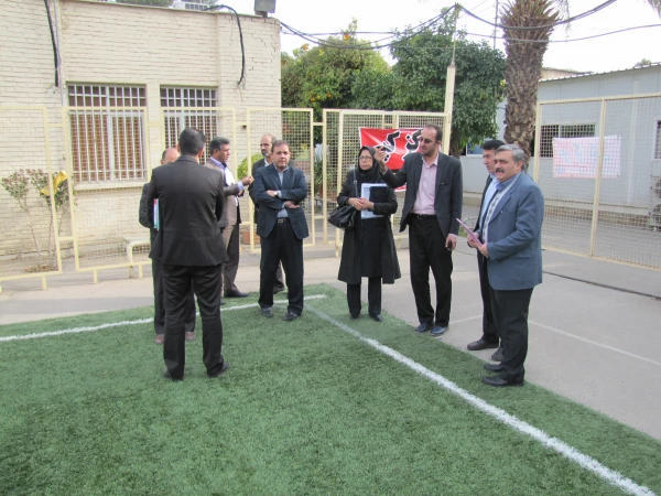 بازدید مسئولان برنامه بودجه سازمان مرکزی از پردیس شهید رجایی فارس 3