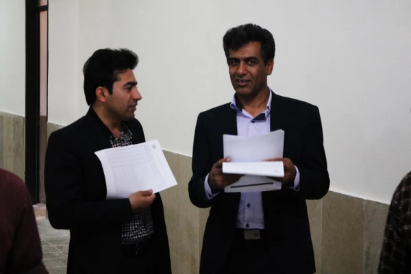 بازدید ریاست محترم پردیس شهید رجایی از برگزاری امتحانات در مرکز آموزش عالی شهید مطهری 5