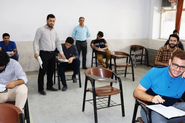 بازدید از برگزاری امتحانات در پردیس شهید رجایی 2