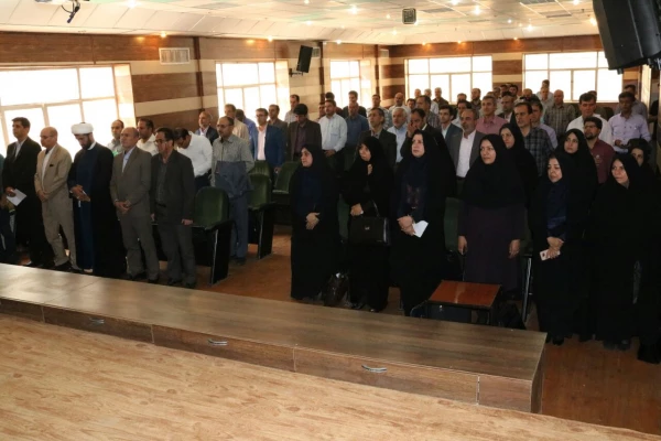 مراسم تودیع و معارفه سرپرست پردیس شهید رجایی شیراز برگزار شد. 4