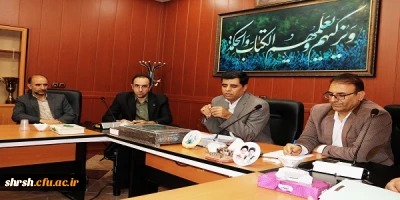 نشست صمیمی سرپرست  پردیس شهید رجایی جناب آقای دکتر اناری نژاد
 با همکاران اداری و آموزشی