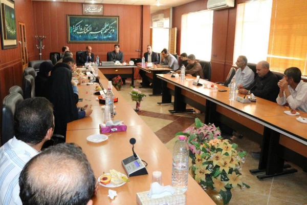 مراسم تودیعه جناب آقای سالار نجفی معاونت مالی اداری ومعارفه جناب آقای محمد جواد یوسفی 4