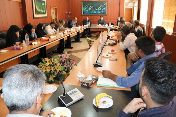 مراسم تودیعه جناب آقای سالار نجفی معاونت مالی اداری ومعارفه جناب آقای محمد جواد یوسفی 5