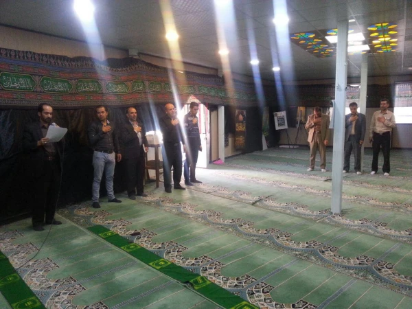 مراسم عزاداری سالار شهیدان با پرپایی زیارت عاشورا در پردیس شهید رجایی فارس
 6