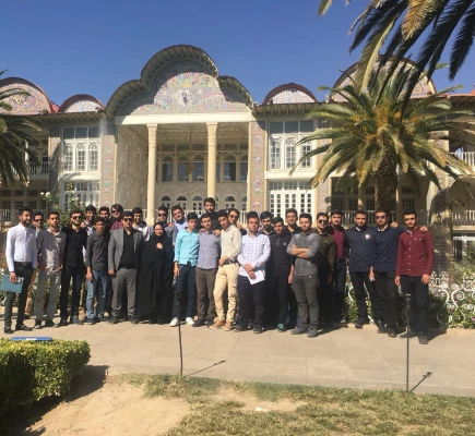 بازدید علمی و فرهنگی دانشجویان پردیس شهید رجایی فارس از مجموعه گردشگری باغ ارم شیراز 3