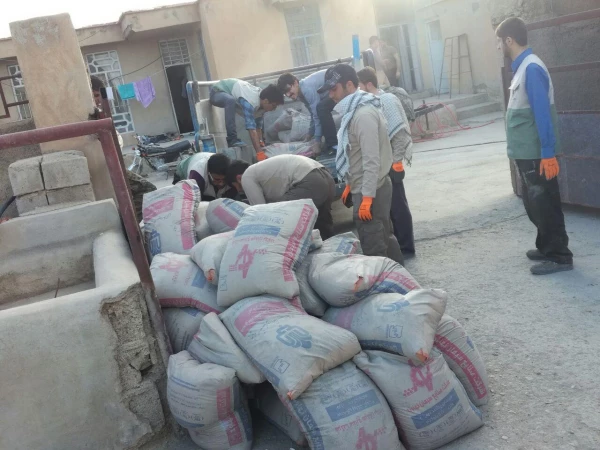 دومین دوره حضور گروه جهادی شهید مسعود طاهری در مناطق زلزله زده استان کرمانشاه 3