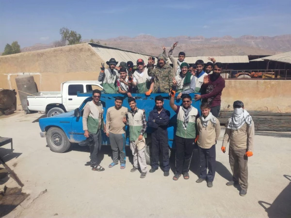 دومین دوره حضور گروه جهادی شهید مسعود طاهری در مناطق زلزله زده استان کرمانشاه 4