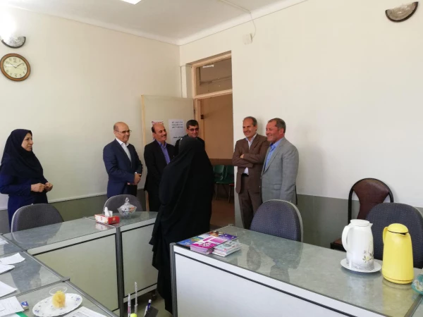 بازدید معاونت محترم فرهنگی اجتماعی دانشگاه فرهنگیان از ستاد اسکان نوروزی در استان فارس 3
