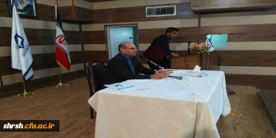 سخنرانی جناب آقای دکتر صحراگرد مدیر امور پردیس های استان فارس دربین دانشجویان پردیس شهید رجایی شیراز