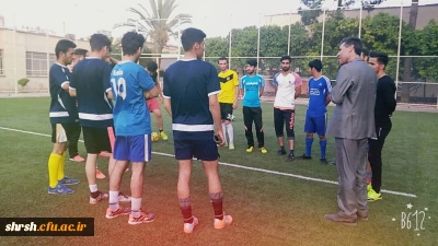 فینال مسابقات فوتسال به مناسبت هفته معلم و هفته سلامت در پردیس شهید رجایی