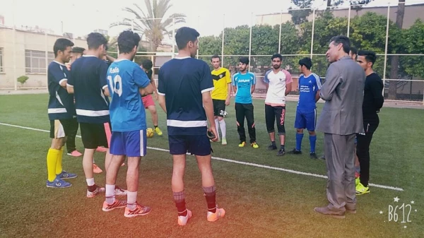 فینال مسابقات فوتسال به مناسبت هفته معلم و هفته سلامت در پردیس شهید رجایی 2