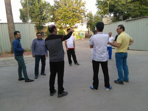 مراسم راهپیمایی و ورزش صبحگاهی پرسنل پردیس شهید رجایی شیراز
 2