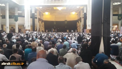 حضور دانشجویان پردیس شهید رجایی فارس در نماز جمعه شیراز