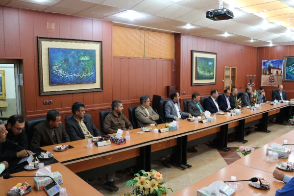 جلسه تودیع و معارفه مسئول محترم حراست پردیس 6