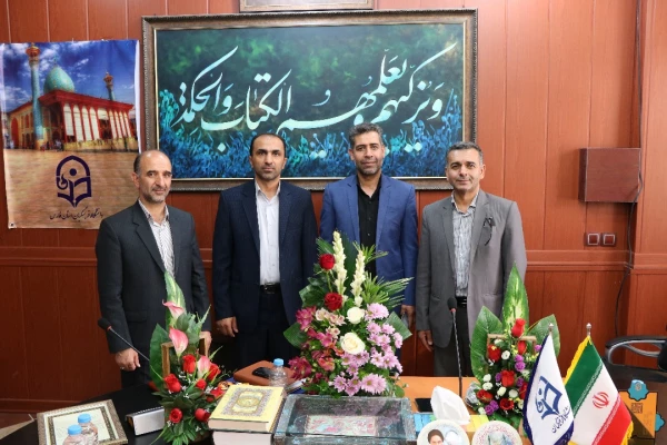 جلسه تودیع و معارفه مسئول محترم حراست پردیس 9