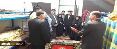 بازدید خانم دکتر علی نژاد معاونت محترم دانشجویی دانشگاه فرهنگیان از پردیس شهید رجایی فارس