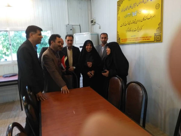 بازدید خانم دکتر علی نژاد معاونت محترم دانشجویی دانشگاه فرهنگیان از پردیس شهید رجایی فارس 6