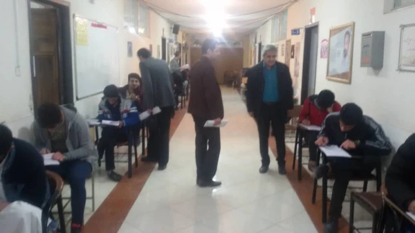 حضور جناب اقای دکتر رحیمی در دانشگاه استان فارس و بازدید از حوزه های امتحانی دانشگاه فرهنگیان  3