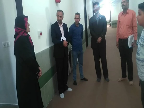بازدید دکتر اناری نژاد سرپرست امور پردیس های فارس  از ستاد اسکان پردیس شهید رجایی 2