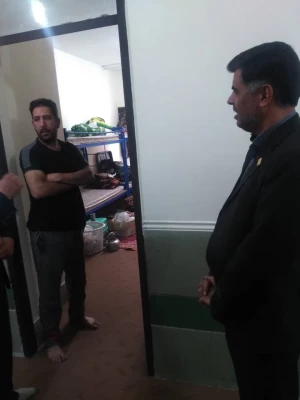 بازدید دکتر اناری نژاد سرپرست امور پردیس های فارس  از ستاد اسکان پردیس شهید رجایی 4