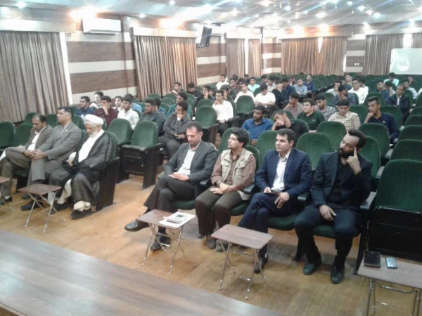 مراسم استقبال از دانشجویان جدید الورود در سالن اجتماعات پردیس شهید رجایی
 2