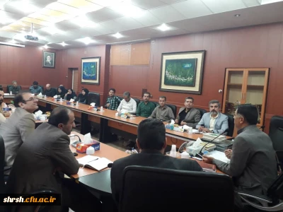 جلسه شورای اداری کارکنان پردیس شهید رجایی شیراز