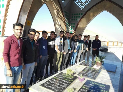 زیارت قبور شهدای گمنام توسط دانشجویان پردیس شهیدرجایی فارس