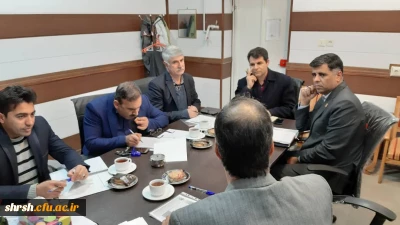 جلسه شورای آموزشی با حضور ریاست پردیس، معاون آموزشی، مسئول آموزش و مدیر گروه ها 