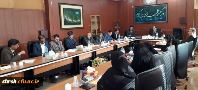 جلسه شورای مدیریت امور پردیس های استان در پردیس شهید رجایی