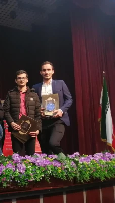 درخشش دانشجومعلمان جناب آقای مصطفی مزارعی و آقای احسان طالبی در هشتمین جشنواره پژوهش و چهارمین جشنواره پویش کشوری 3