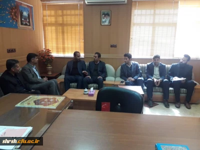 جلسه هماهنگی مسئولین شهرداری منطقه 3 شیراز با سرپرست پردیس شهید رجایی فارس 
