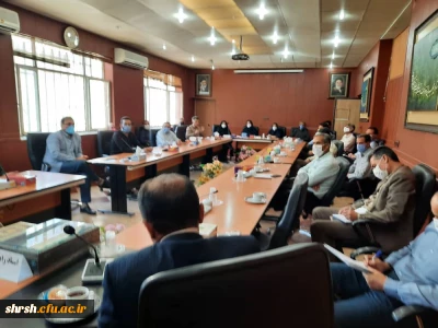 جلسه شورای اداری کارکنان پردیس شهید رجایی شیراز