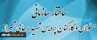 ساختار سازمانی 

آشنایی دانشجویان جدیدالورود سال 1400 با ساختار سازمانی مسئولان و کارکنان پردیس شهید رجایی شیراز
