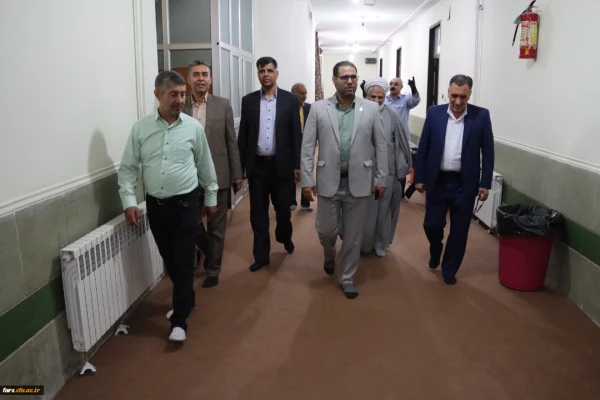 بازدید جناب آقای دکتر رضامراد صحرایی سرپرست محترم دانشگاه فرهنگیان کشور از پردیس شهید رجایی فارس  8