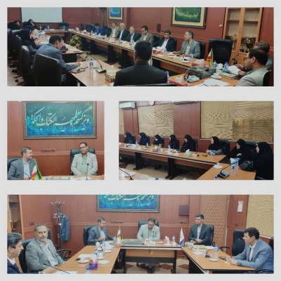 جلسه ی جناب دکتر صحرایی  ریاست  محترم دانشگاه فرهنگیان با جمعی از اعضای هیئت علمی دانشگاه فرهنگیان فارس در سالن بصیرت پردیس شهید رجایی فارس  8