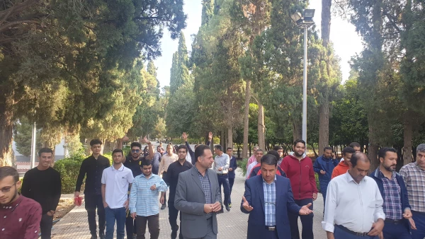 همایش پیاده روی دانشجویان و کارکنان پردیس شهید رجایی و مدیریت استان به مناسبت هفته تربیت بدنی  6