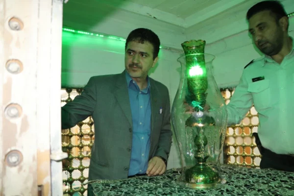 آئین معنوی غبار روبی حرم مطهر علی بن حمزه (ع) 2